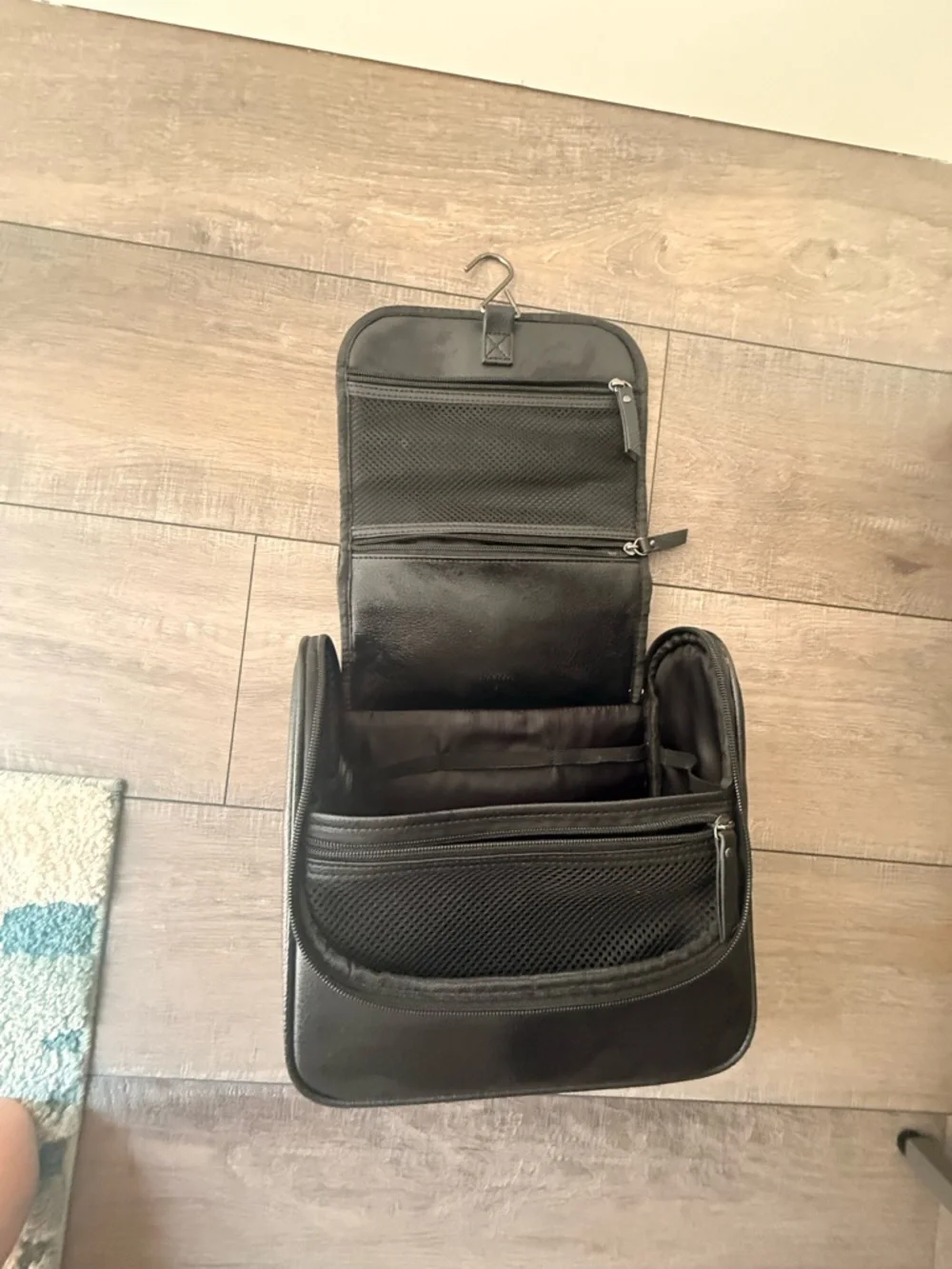 Stackers Black Large Hanging Washbag